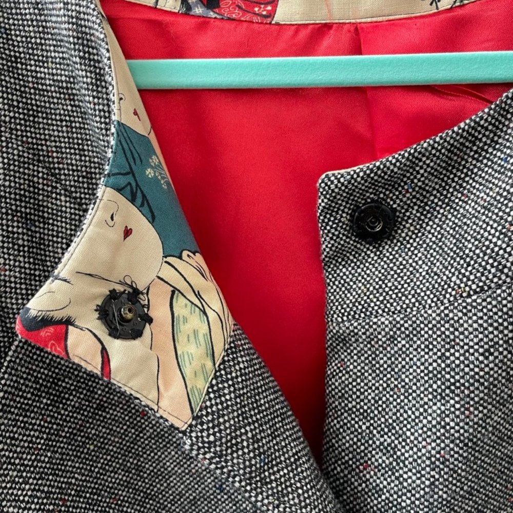 Designer Tweed Jacket - Picture 4 of 6